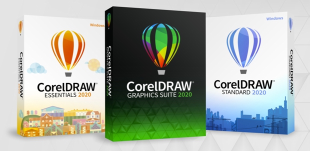 Las tres versiones de CorelDRAW 2020