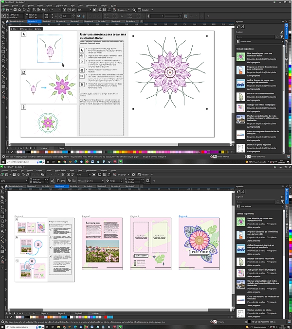 Nuevos proyectos practicos para el aprendizaje de CorelDRAW