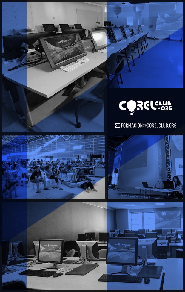 Cursos de CorelDRAW presenciales, aulas de los centros de formación