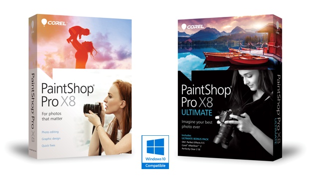 Corel PaintShop Pro X8 versiones Standart y Ultimate