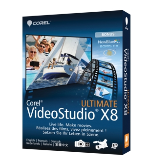 Caja de Corel VideoStudio PRO X8 