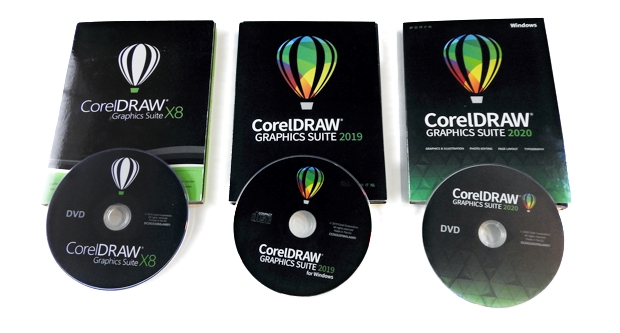 La versión en DVD de CorelDRAW Graphics Suite