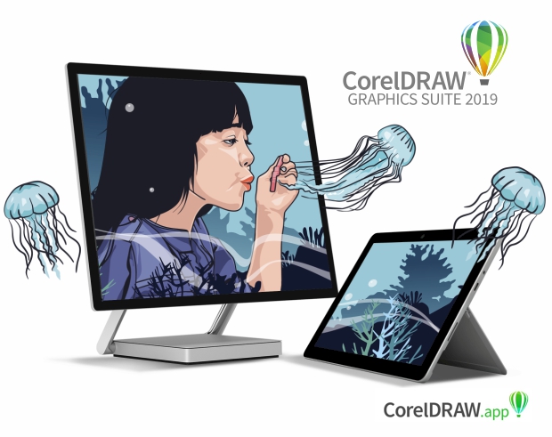 CorelDRAW 2019 + CorelDRAW app