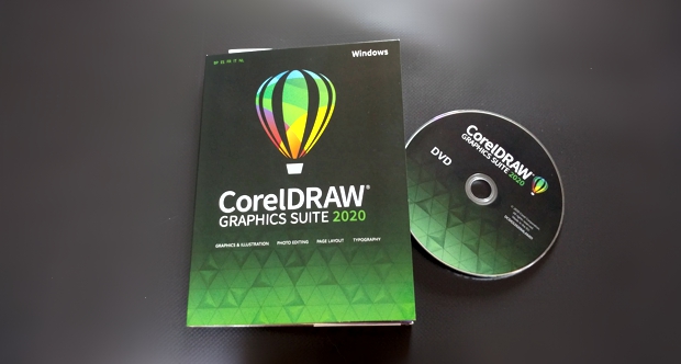 La versión en caja / DVD de CorelDRAW 2020