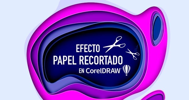 El efecto paper perforado PAPER CUT OUT en CorelDRAW