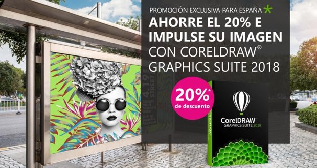 Promoción de descuento para la compra de CorelDRAW 2018