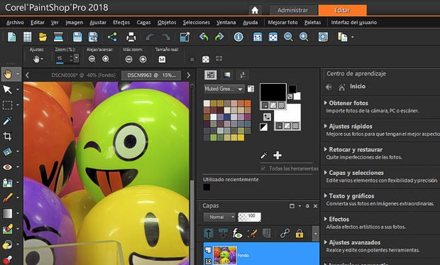 Corel PaintSHOP PRO en español