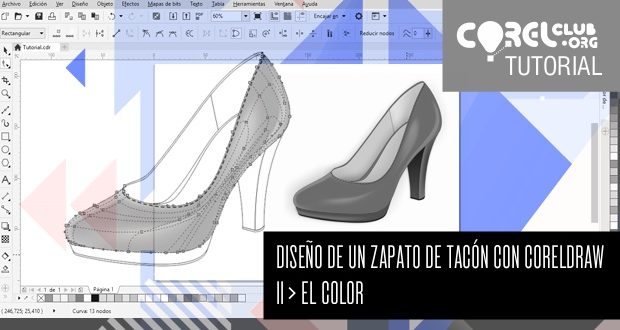 Tutorial Diseño de un zapato de tacón con CorelDRAW