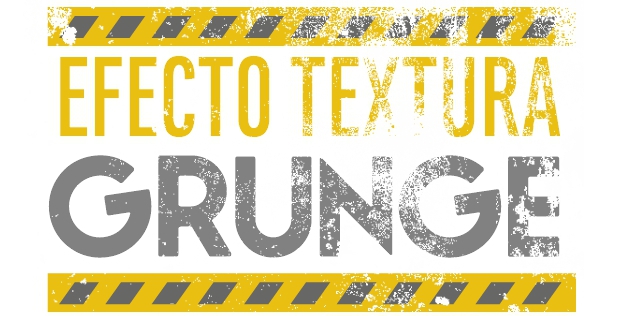 El efecto textura grunge aplicado