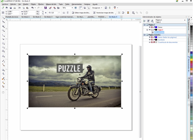 Tutorial puzzle en CorelDRAW