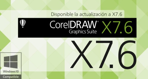 Actualización CorelDRAW X7.6