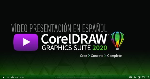 Vídeo-presentación de CorelDRAW 2020 en español