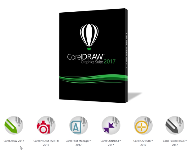 Caja de CorelDRAW Graphics Suite 2017