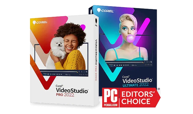 Cajas de Corel VideoStudio 2022