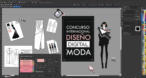 CONCURSO INTERNACIONAL DE DISEÑO DE MODA con CorelDRAW