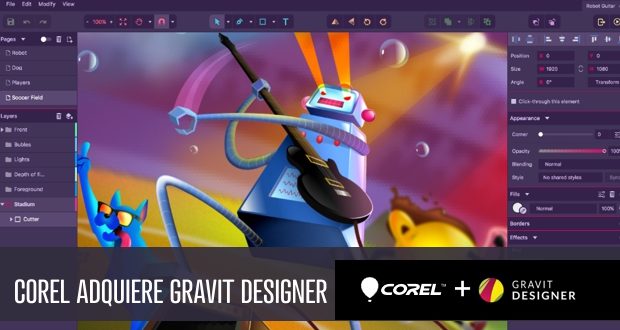 Corel Corporation adquiere Gravit Designer