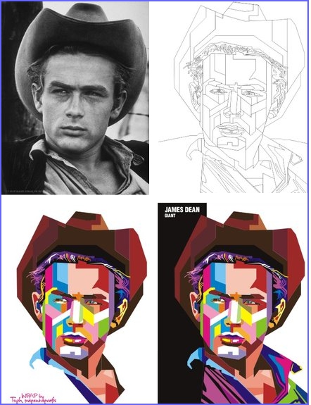 El proceso de creación de un retrato WPAP