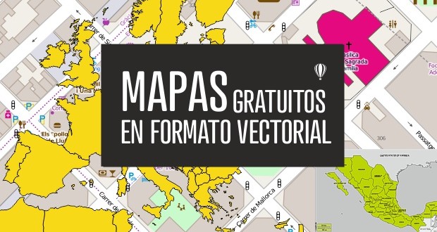 Descarga gratis mapas vectoriales