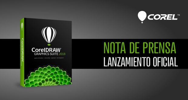 Nota de prensa oficial lanzamiento CorelDRAW 2018