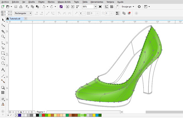 Herramienta Relleno de Malla -Mesh tool