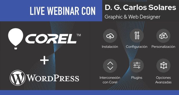 WEBINAR gratuito CORELDRAW + WORDPRESS