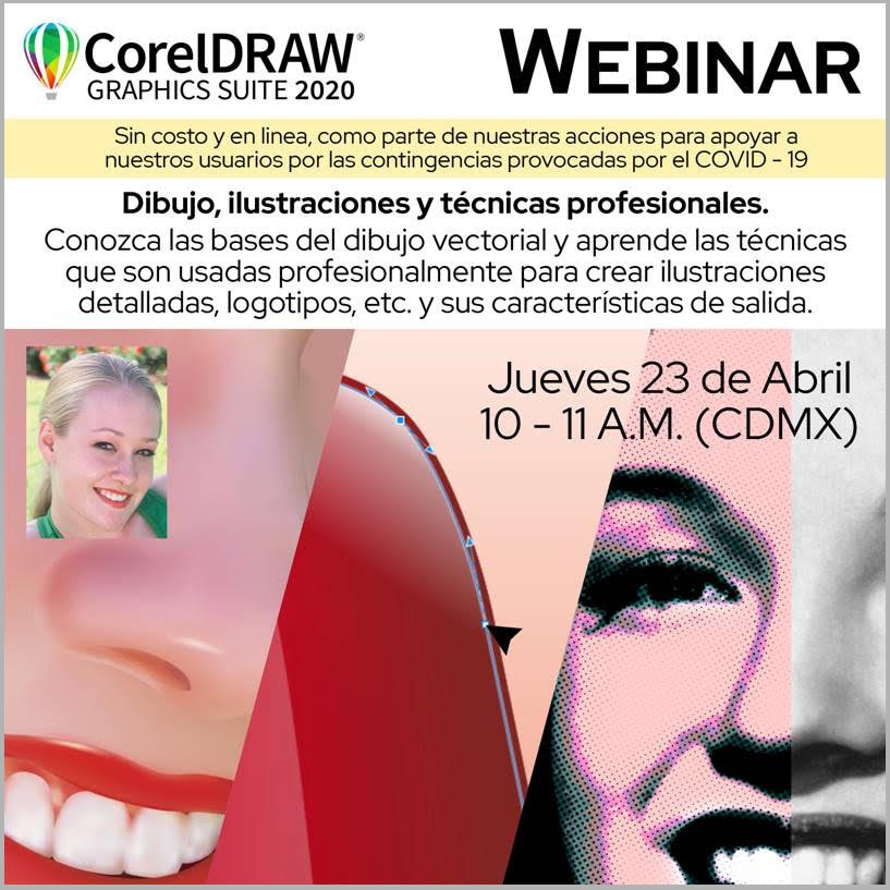 Seminario Web organizado por Corel México sobre Dibujo e ilustración con CorelDRAW