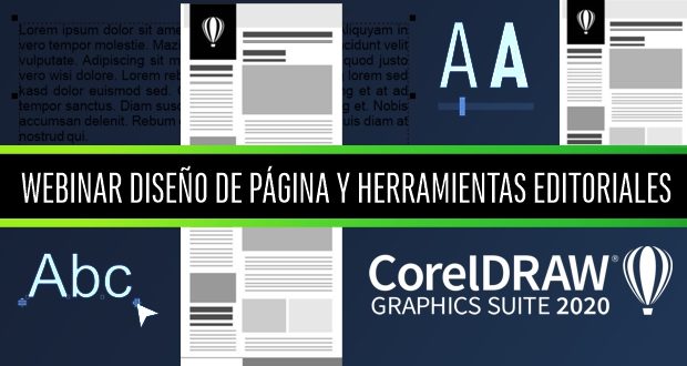 Webinar gratuito DISEÑO DE PAGINA Y HERRAMIENTAS EDITORIALES